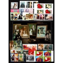 2003. Norge. Lot med postfriske frimærker og miniark. Pålydende NOK 331.